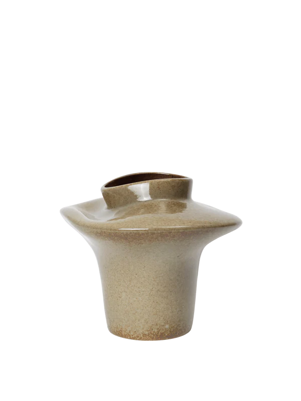 Evio Vase - Small - Burnt Umber
