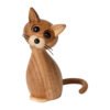 Lucky cat decoration, Oak