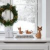 Lucky cat decoration, Oak