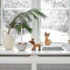 Lucky cat decoration, Oak
