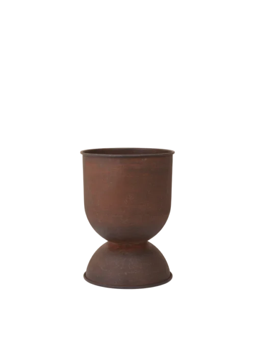 Hourglass Pot - Small - Aluminium