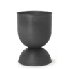 Hourglass Pot - Small - Aluminium