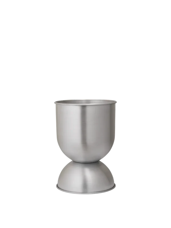 Hourglass Pot - Small - Aluminium