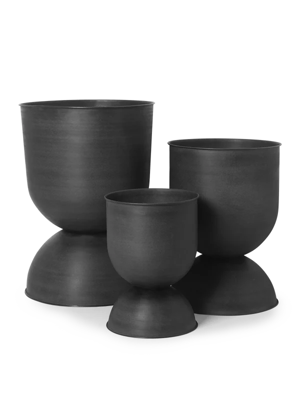 Hourglass Pot - Small - Aluminium