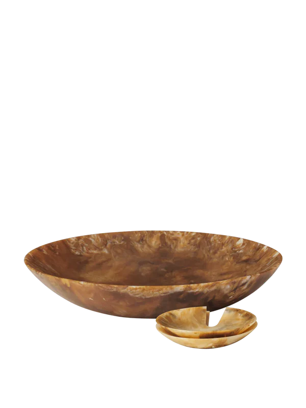 Bellure Centrepiece & Bowl Gift Set - Rustic Bronze
