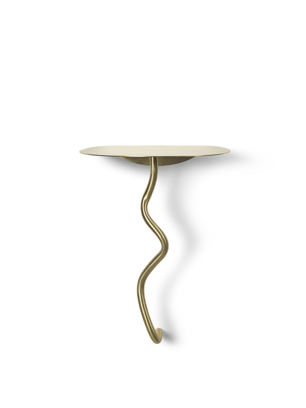 Agapé Wall Tealight Holder & Candle Holder Gift Set - Brass Finish