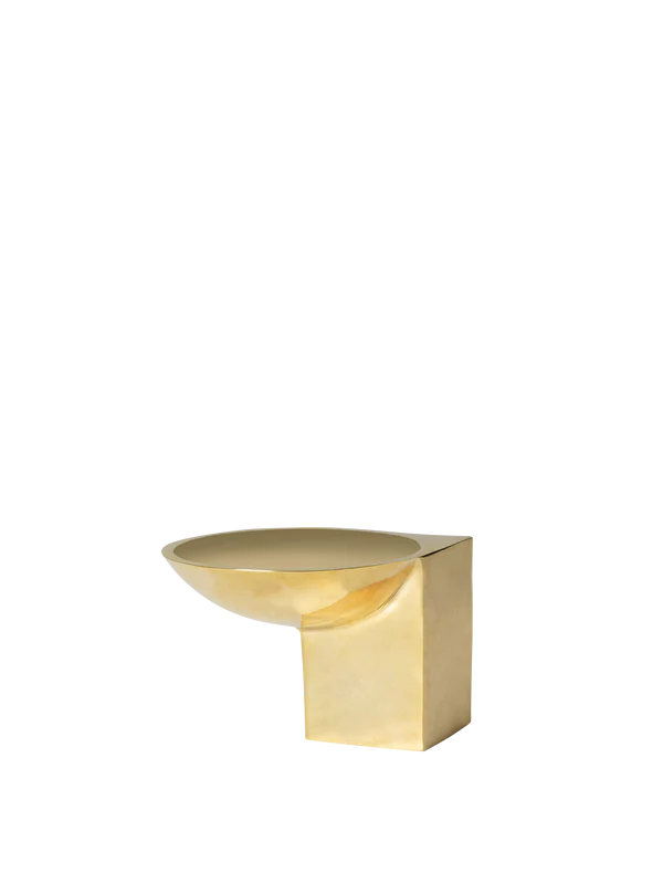 Agapé Wall Tealight Holder & Candle Holder Gift Set - Brass Finish