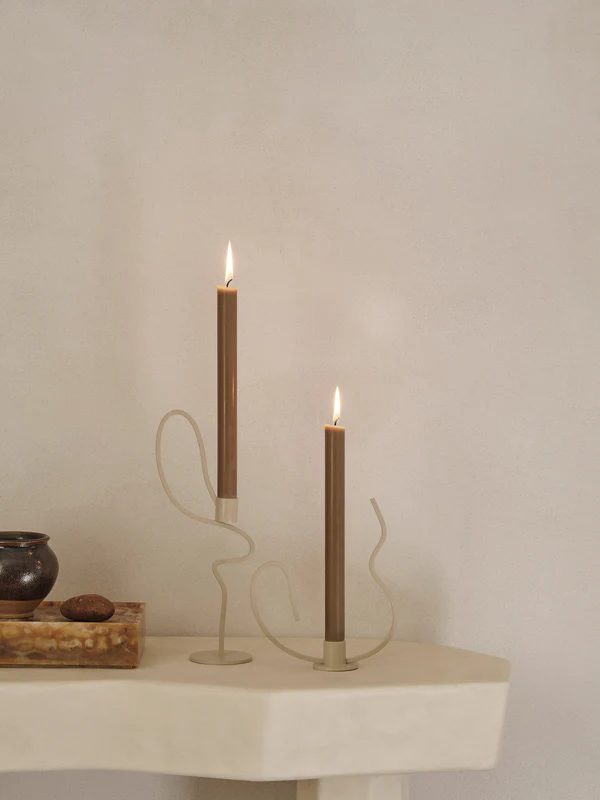 Agapé Wall Tealight Holder & Candle Holder Gift Set - Brass Finish
